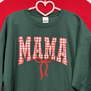 Mama Gingham Sweater